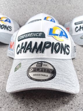 NFL Los Angeles Rams Conference Superbowl Champions New Era Field Snap Back Hat